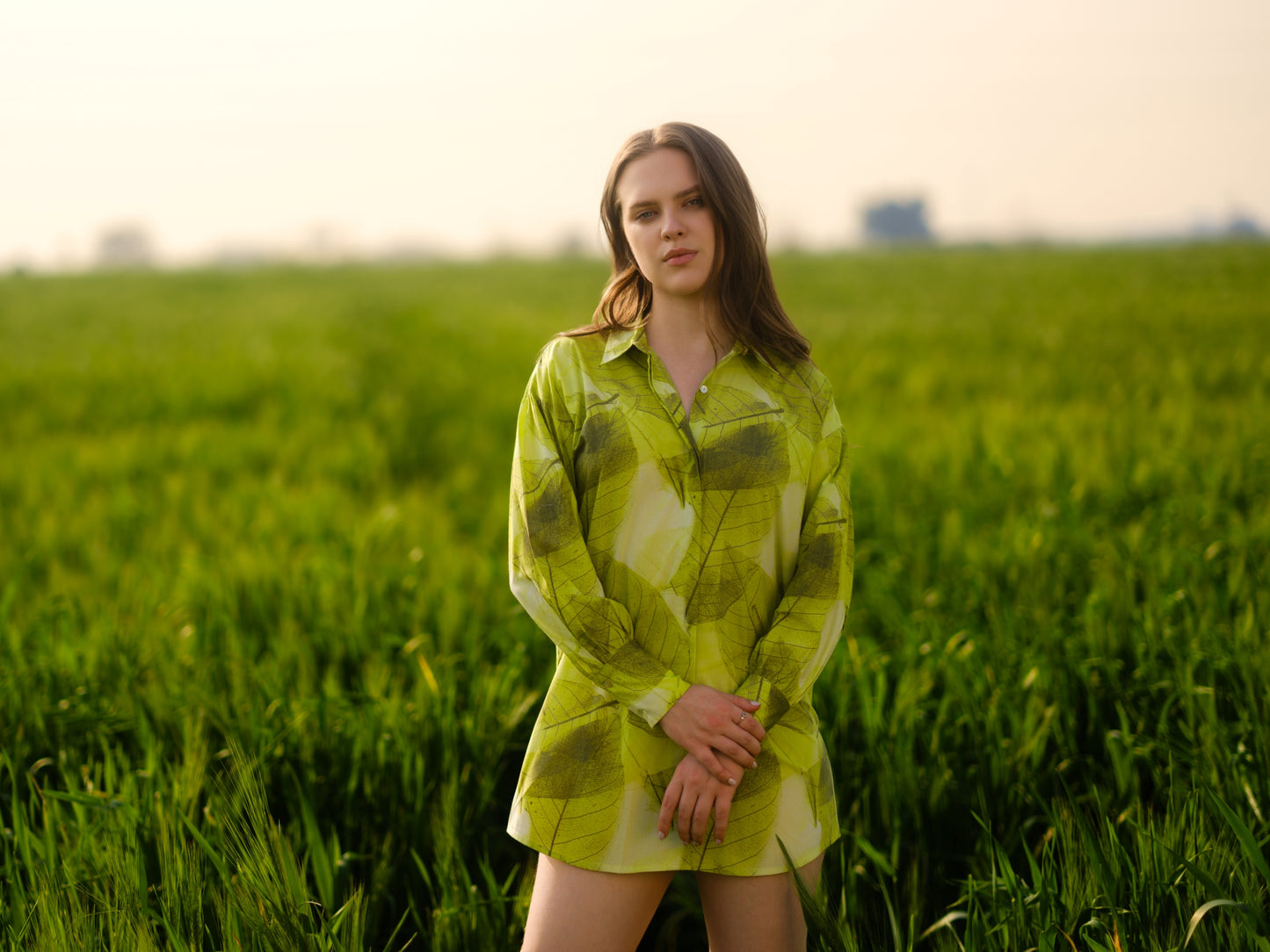 Green Fern Long Shirt
