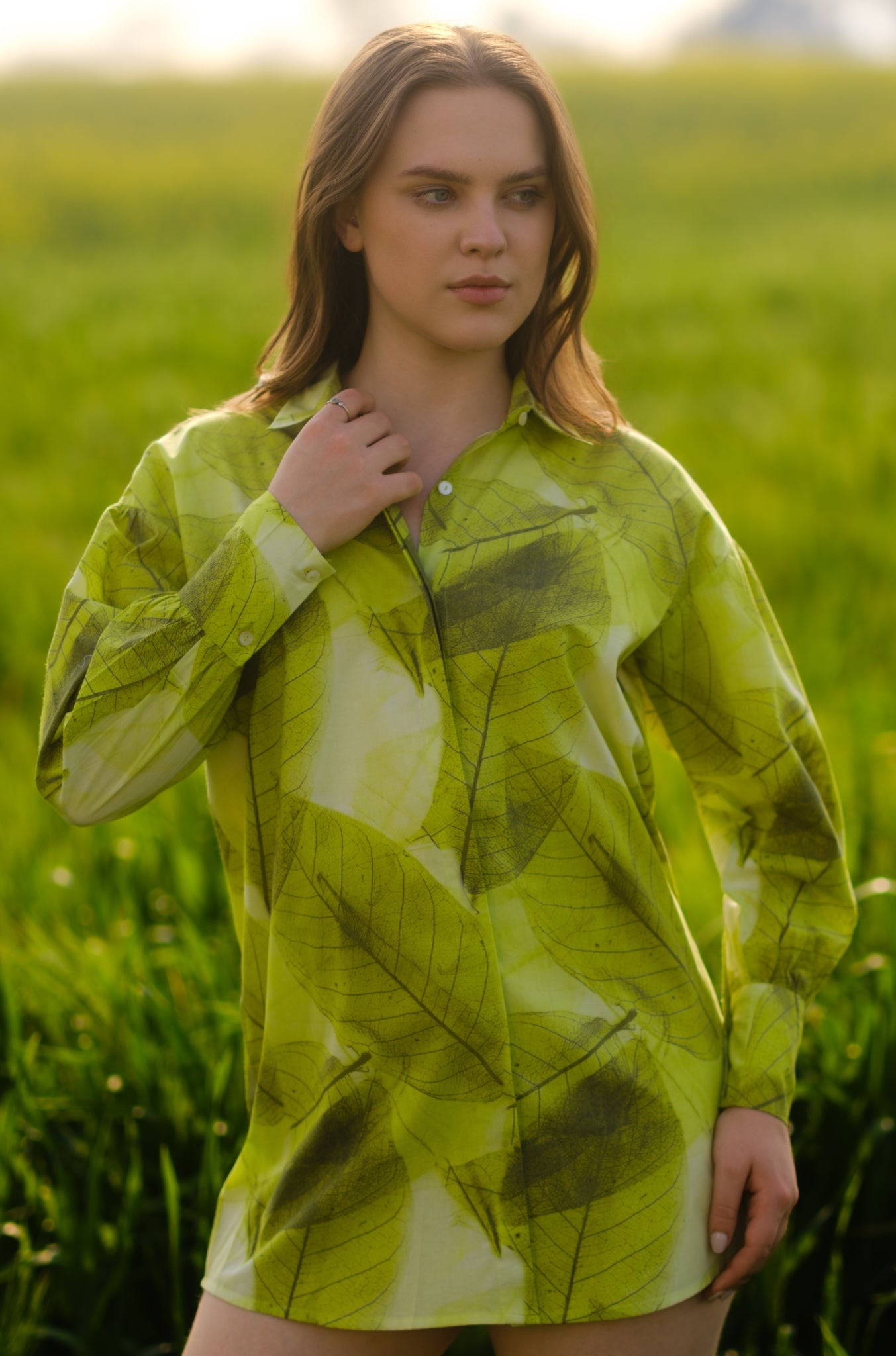 Green Fern Long Shirt