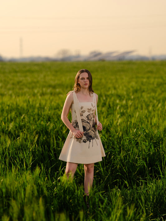 Black Rose Short Dress