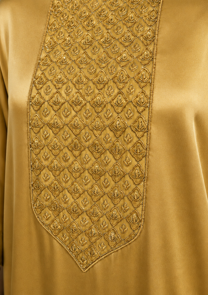Zarkha Gold Kaftan Set