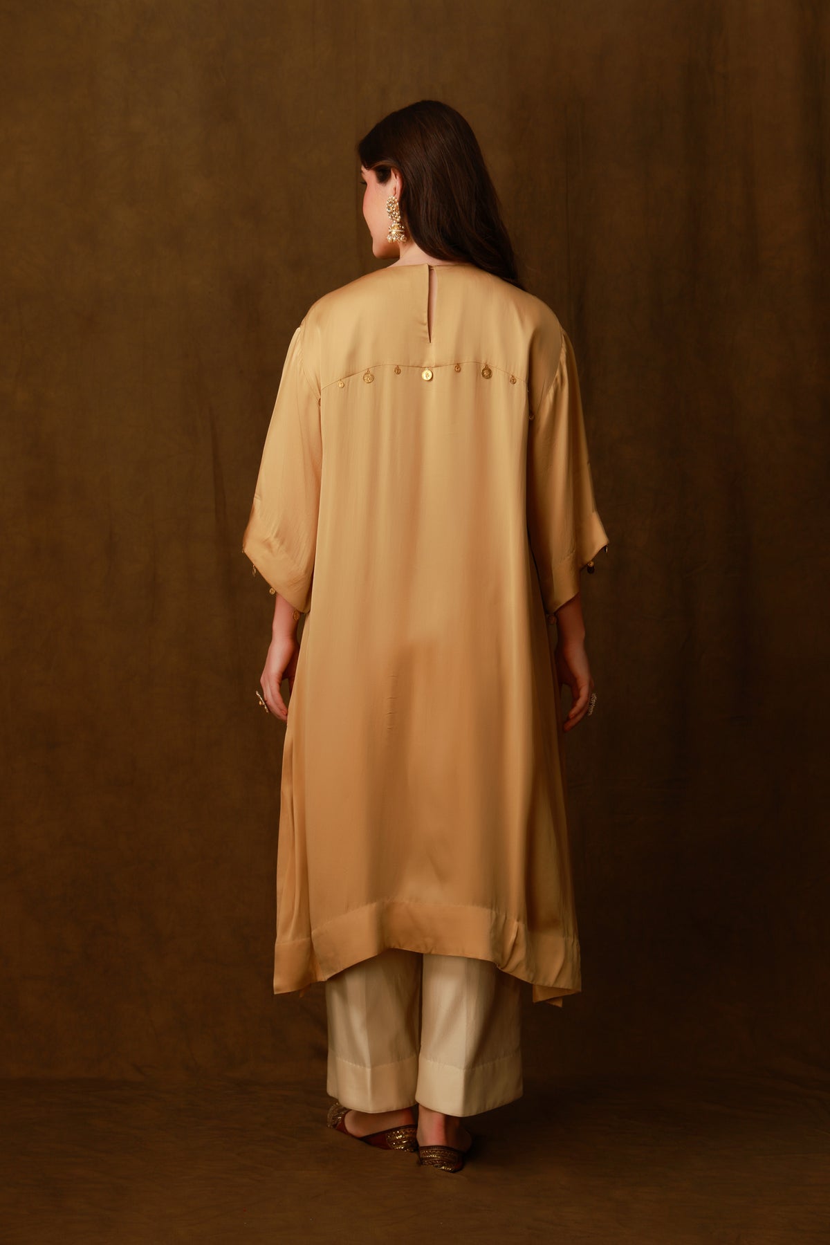 Zarkha Gold Kaftan Set