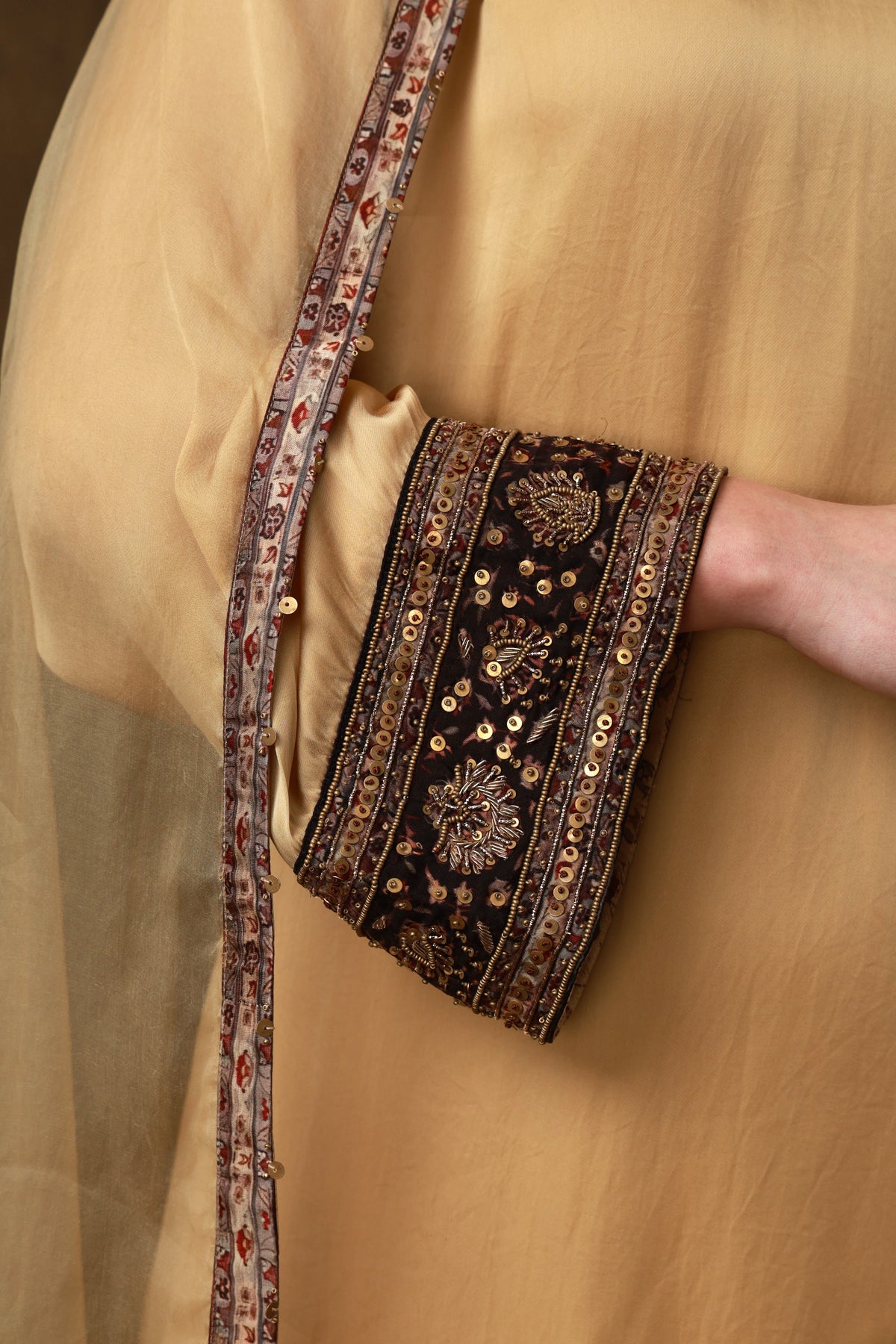 Zarkha Gold Kurta Set