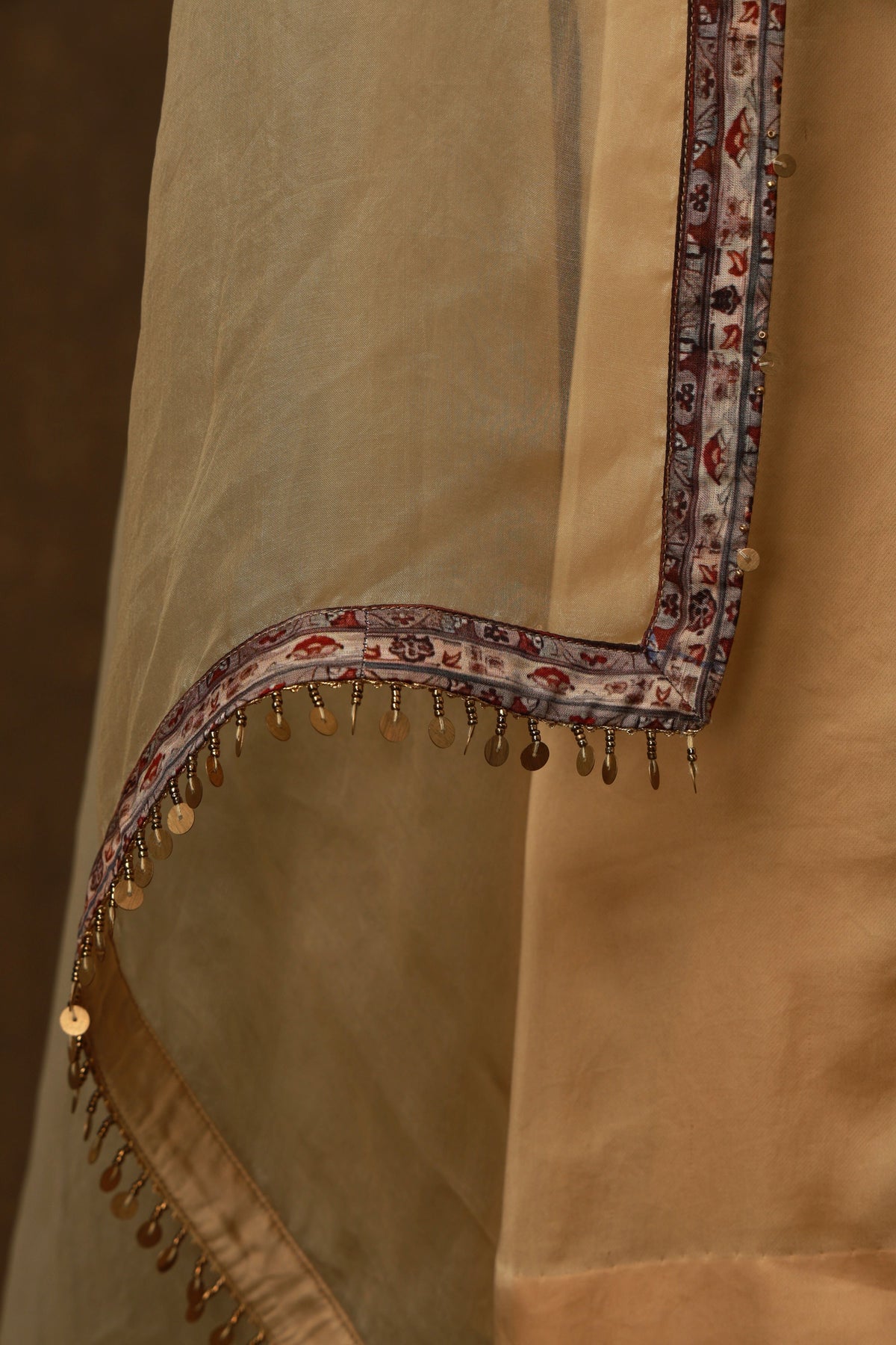 Zarkha Gold Kurta Set