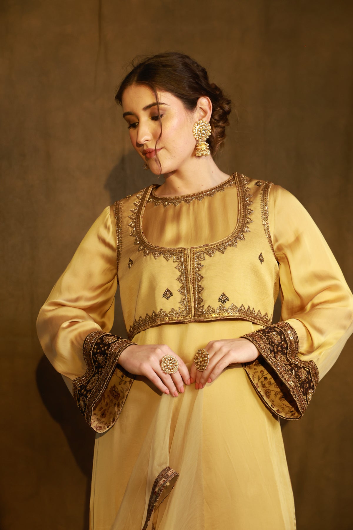 Zarkha Gold Jacket