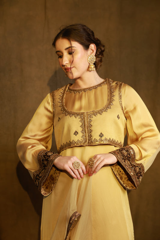 Zarkha Gold Jacket