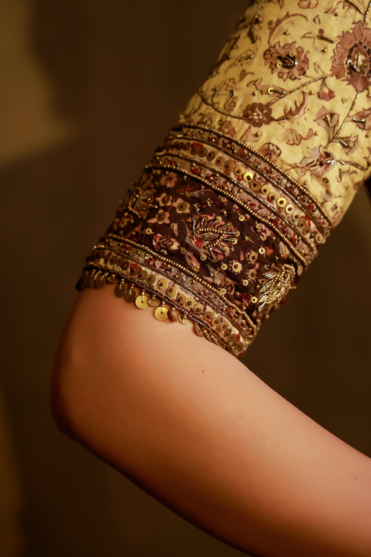 Zarkha Gold Saree