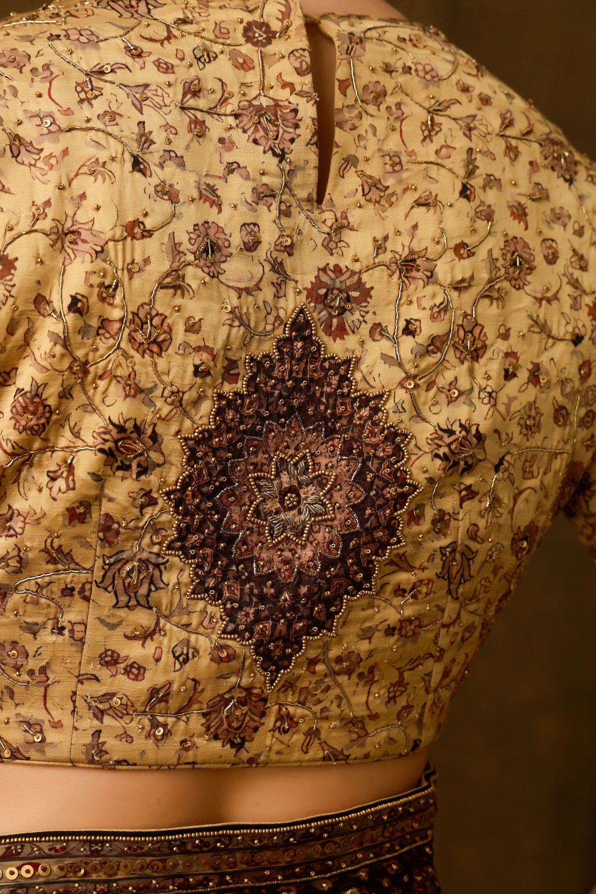 Zarkha Gold Saree