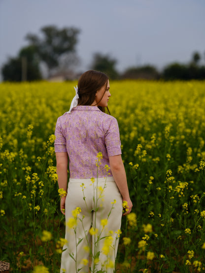 Lavender Meadow Short Blazer