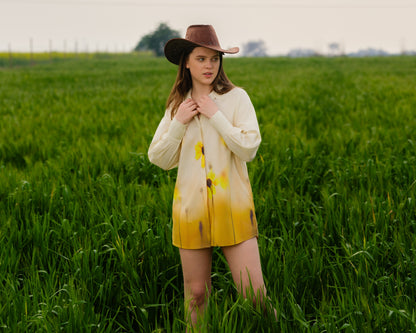 Yellow Meadow Long Shirt