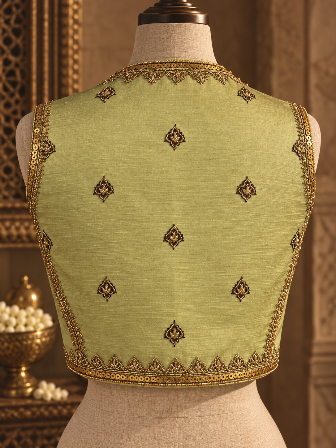 Zarkha Green Jacket